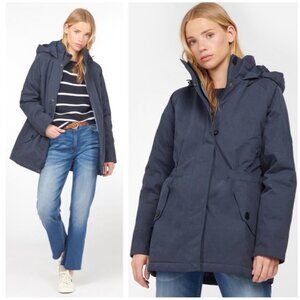 Barbour Collywell Waterproof Mid Length Drawcord Jacket,